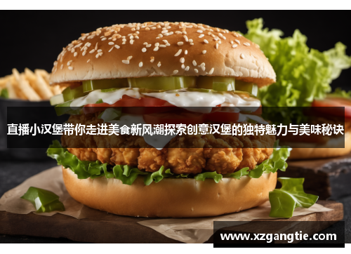 直播小汉堡带你走进美食新风潮探索创意汉堡的独特魅力与美味秘诀